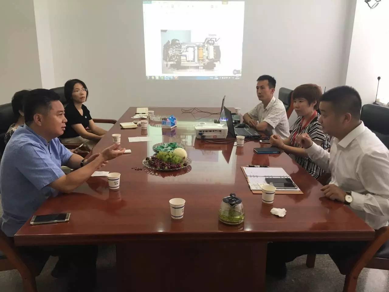 联络感情 共谋发展-北京能源环保投资企业商会会长张志雄、监事长林玉周走访名誉会长陈作涛、常务副曾勇华、副饶豪、黄凤武企业